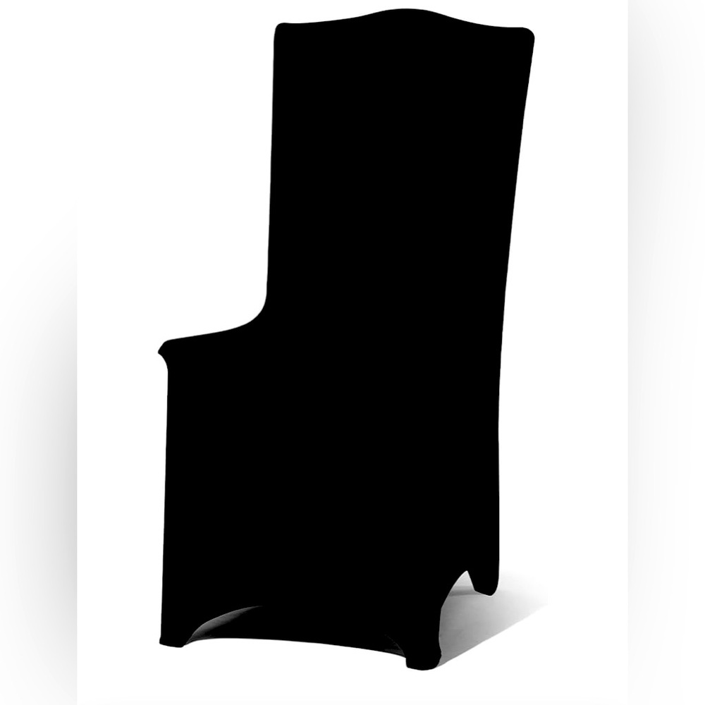 Black chair covers